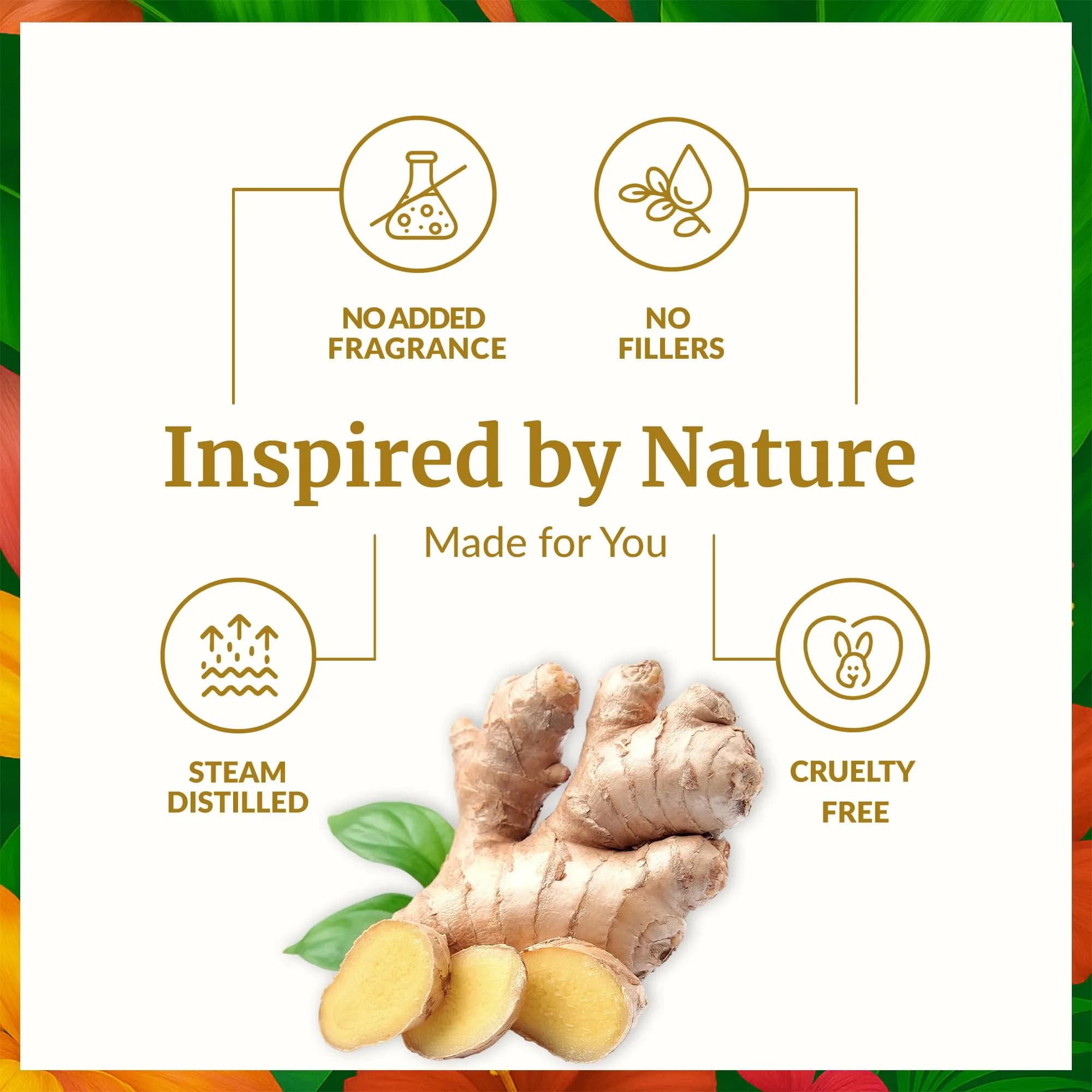 SVA ORGANICS Organic Ginger Essential Oil 4 Fl Oz (118 mL) - Single Bottle Pack - view 3