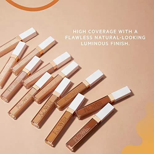 FLOWER Light Illusion Full Coverage Concealer 0.2 Fl Oz | Diffuses Dark Circles & Blemishes thumbnail 3