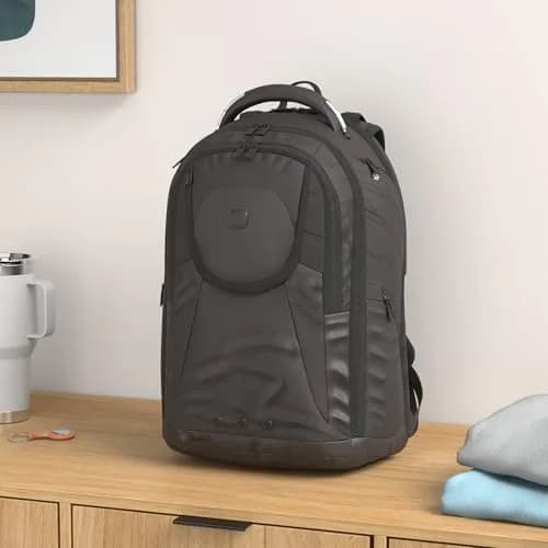 SwissGear 2762 ScanSmart Laptop Backpack Fits Most 16 Inch Laptops | TSA Friendly, Work & School, Black thumbnail 2