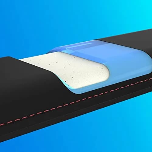 HyperX Wrist Rest Full Size Cooling Gel Memory Foam Black | Ergonomic Keyboard Accessory thumbnail 2