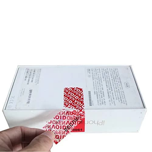 TamperSeals Group Red 1" x 3.35" Tamper Proof Security Stickers | Total Transfer & Instant Void Message thumbnail 5