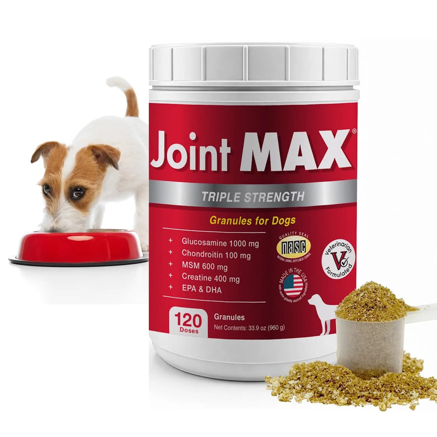 Joint Max TS Granules for Dogs 120 Doses | Supports Joint & Cartilage Health