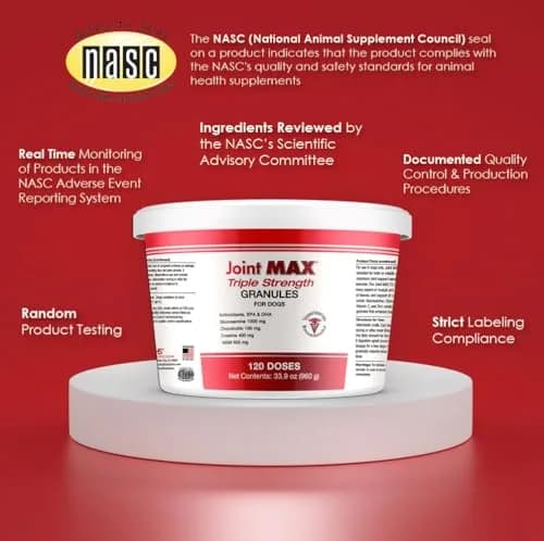 Joint Max TS Granules for Dogs 120 Doses | Supports Joint & Cartilage Health thumbnail 7