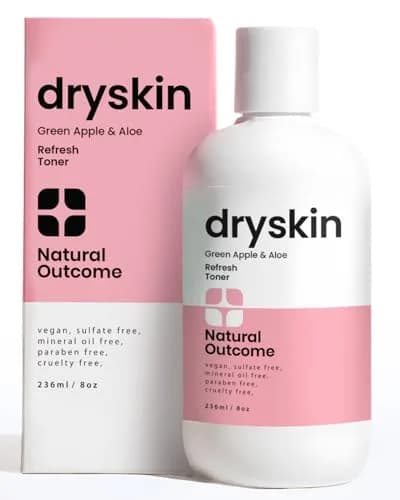 Natural Outcome Hydrating Face Toner for Dry Skin 8 oz | Gentle Aloe & Witch Hazel Hydration thumbnail 1
