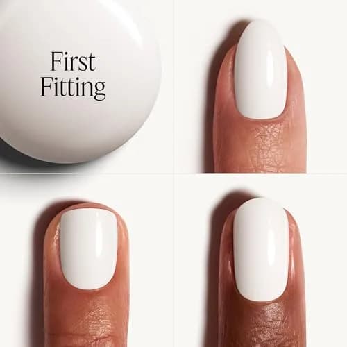 Essie Gel Couture Long-Lasting Nail Polish - First Fitting, Vegan, Ivory White, 0.46 Fl Oz thumbnail 2