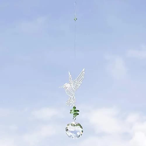 H&D HYALINE & DORA Crystal Hummingbird Flower Prism Window Suncatcher 41cm (16.1in) | Rainbow Maker Decor thumbnail 9