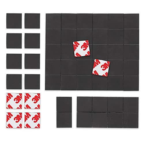 APPLAB White Decorative Magnet Squares 120 Pieces | Strong Adhesive & Scratch-Resistant (20x20x2mm) thumbnail 7