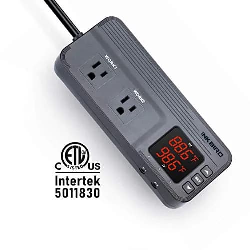 Inkbird Temperature and Humidity Controller ITC-608T | Dual Stage Thermostat for Grow Tents & Greenhouses thumbnail 4