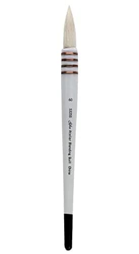 Silver Brush Limited Silver Atelier Goat Hair Blending Quill Brush | Premium Artist Brush for Acrylic & Watercolor thumbnail 1