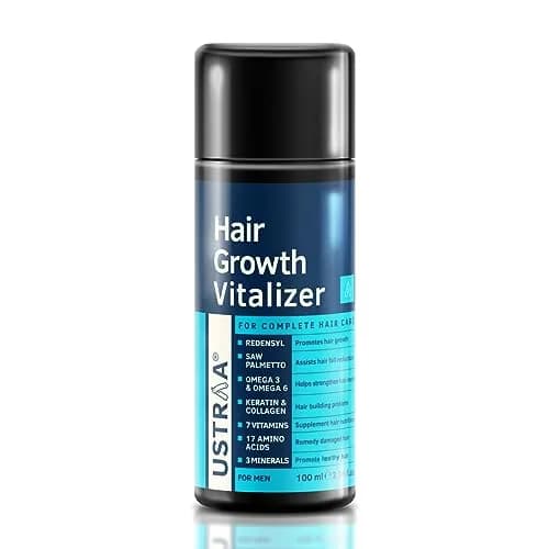 Ustraa Hair Growth Vitalizer Serum 100ml (3.4 Fl Oz) | Clinically Proven Redensyl for Hair Growth thumbnail 7