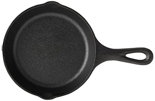 Lodge Wildlife Series Cast Iron Skillet, Wolf Design, 16.5 cm (6.5 Inches) | Seasoned for Indian Kitchens thumbnail 3