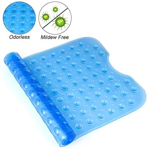 YINENN Bath and Shower Safety Mat 40x16 inch | Non Slip with Suction Cups for Bathroom & Tub thumbnail 3