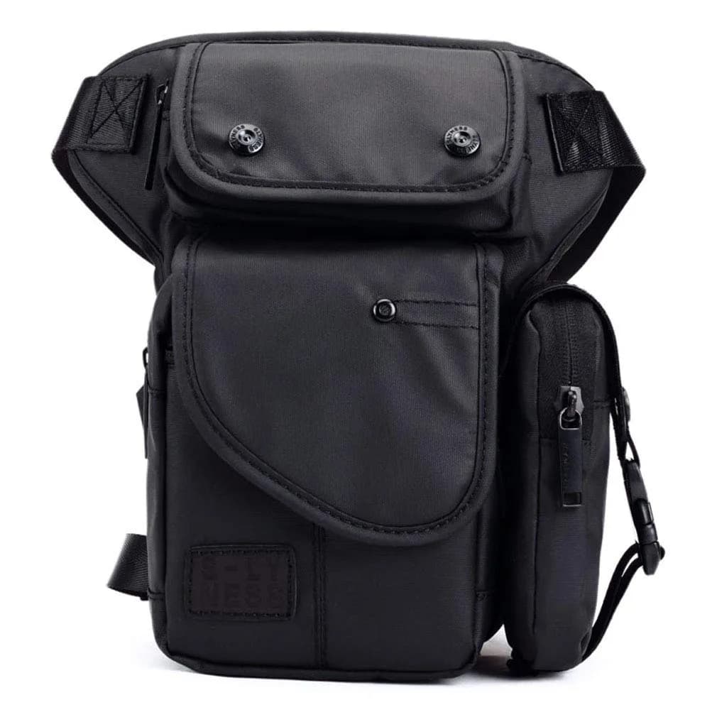 Hebetag Motorcycle Drop Leg Bag Outdoor Waist Pack for Men Women Thigh Waist Fanny Pack Travel Sports Bike Riding Cycling Fishing Camping Hiking Pouch Daypack | Water-Resistant Oxford, Adjustable Straps