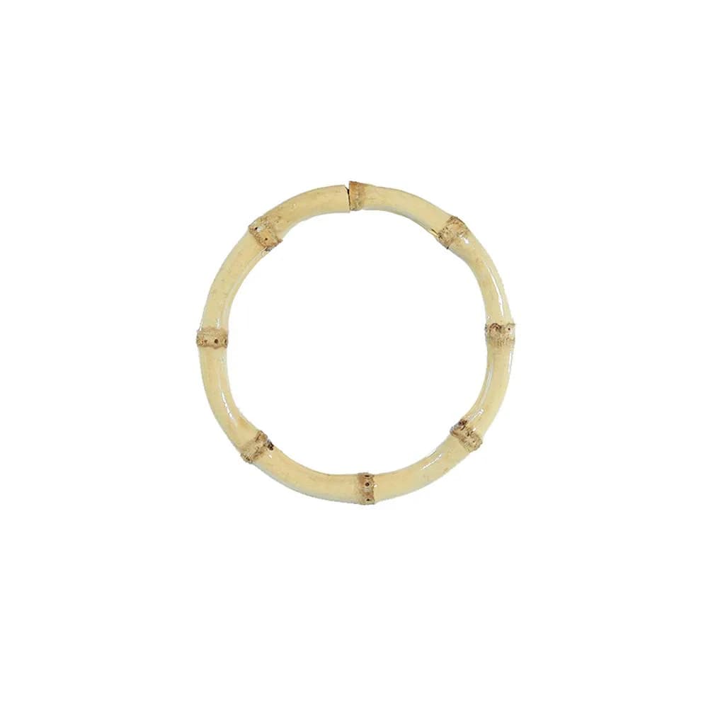 West Coast Paracord Natural Bamboo Rings – Alternative to Metal Rings – Crafting, DIY, Home Improvement, and More (3.5 Inch)