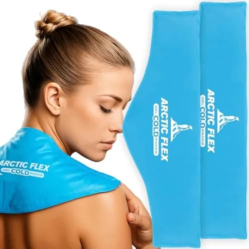 Arctic Flex Neck Ice Pack 2 Pack | Flexible Cold Compress for Neck & Shoulder Relief thumbnail 1