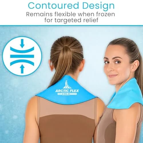 Arctic Flex Neck Ice Pack 2 Pack | Flexible Cold Compress for Neck & Shoulder Relief thumbnail 5