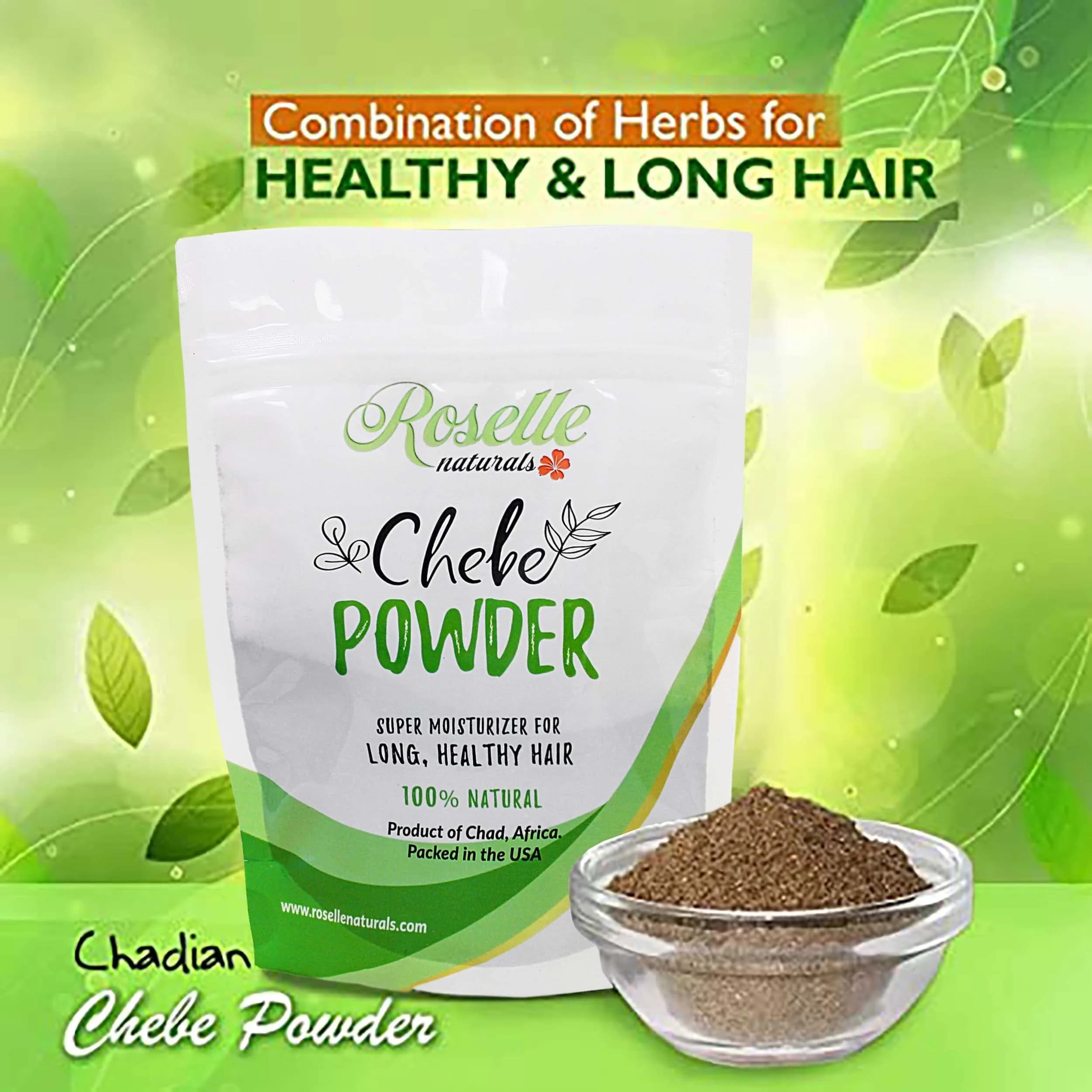 Roselle Naturals Chebe Powder 20g (0.7 oz) | Traditional African Hair Growth & Moisturizing Treatment - view 5
