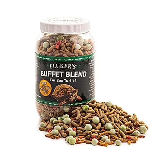 Fluker's Buffet Blend Box Turtle Diet, 6.5 oz | Complete Nutritional Blend for Reptiles thumbnail 1