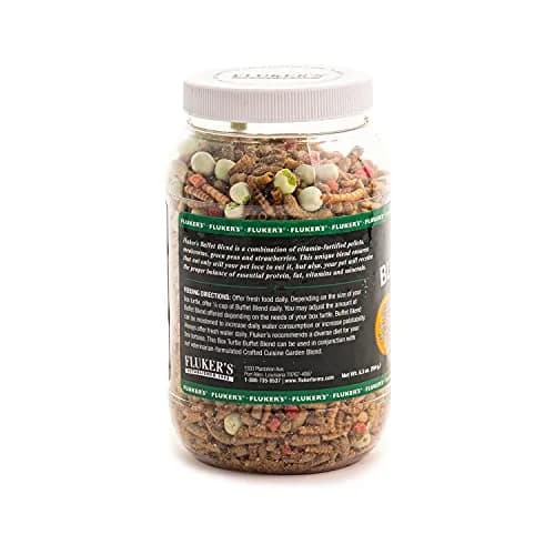 Fluker's Buffet Blend Box Turtle Diet, 6.5 oz | Complete Nutritional Blend for Reptiles thumbnail 2