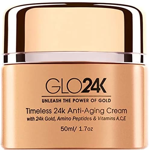 GLO24K Timeless Anti-Aging Face Cream with Retinol, 24k Gold, Citrus | Results-Driven, Made in USA, 1.7 Fl Oz thumbnail 1