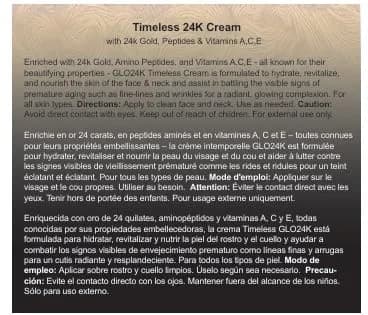 GLO24K Timeless Anti-Aging Face Cream with Retinol, 24k Gold, Citrus | Results-Driven, Made in USA, 1.7 Fl Oz thumbnail 7