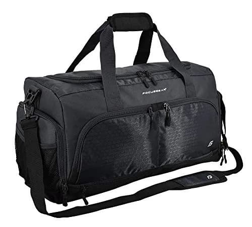 FocusGear Small Duffel Bag Water Resistant 15" | 10 Compartments for Gym & Travel thumbnail 2