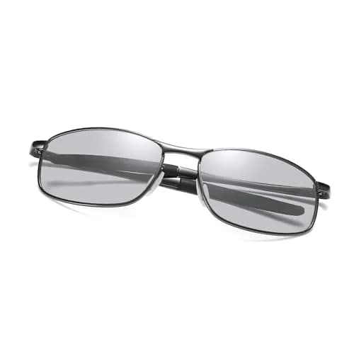 FEISEDY Classic Photochromic Polarized Sunglasses for Men & Women | 59mm (2.32 inches) thumbnail 9