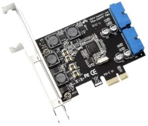 Mustpoint PCI-E X1 to 2 Ports 19 Pin USB 3.0 Header Card | Expands 4 USB 3.0 Ports thumbnail 1