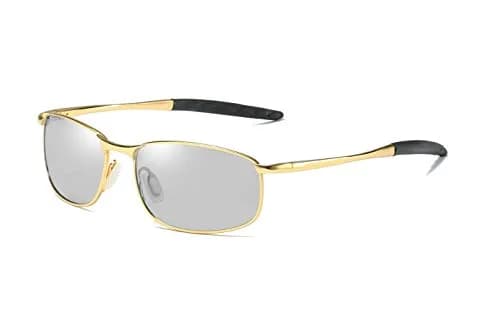 FEISEDY Classic Polarized Photochromic Sunglasses 58mm (2.32 inches) | Adapts to Light, Protects Eyes thumbnail 1