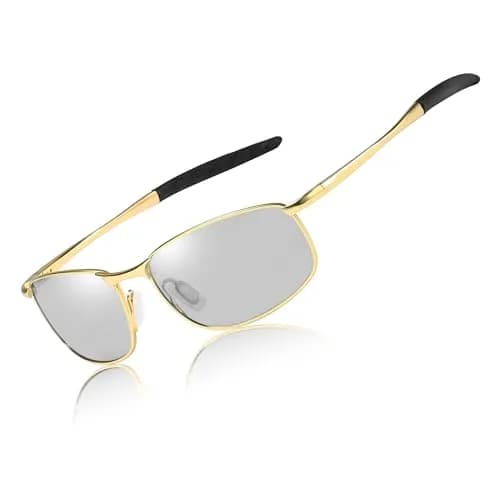 FEISEDY Classic Polarized Photochromic Sunglasses 58mm (2.32 inches) | Adapts to Light, Protects Eyes thumbnail 8
