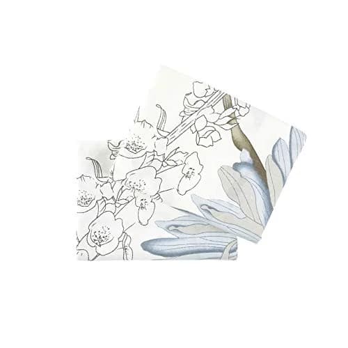 Wake In Cloud Floral Pillow Cases, 100% Cotton, King Size 20x36 Inches | Vintage Botanical Design thumbnail 6
