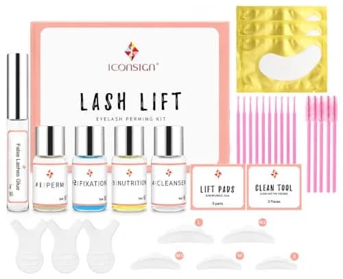 ICONSIGN Lash Lift Kit Eyelash Perming Full Set Upgraded Glue Version | Professional Eyelash Curling Lash Extension Set thumbnail 1