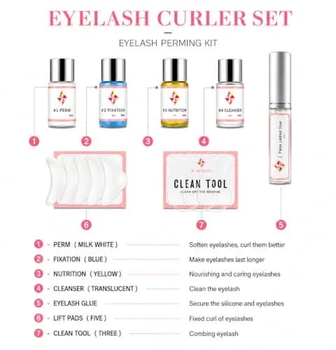 ICONSIGN Lash Lift Kit Eyelash Perming Full Set Upgraded Glue Version | Professional Eyelash Curling Lash Extension Set thumbnail 3