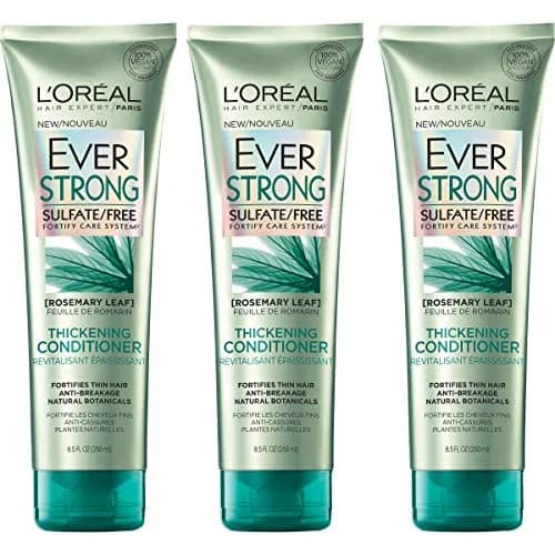 L'Oreal Paris EverStrong Thickening Conditioner Set | 251ml (8.5 Fl Oz) Each, 3 Count thumbnail 1