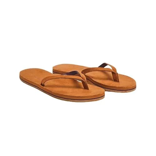 Hari Mari Meadows Tobacco 7 M | Women's Flip-Flops with Nubuck Leather & Arch Support for Comfort thumbnail 1