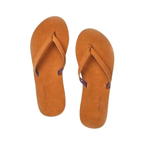 Hari Mari Meadows Tobacco 7 M | Women's Flip-Flops with Nubuck Leather & Arch Support for Comfort thumbnail 5