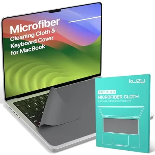 Kuzy Premium Microfiber Cleaning Cloths 11.5 x 7.5 inches (3 Pack, Gray) | Lint-Free Screen & Lens Cleaner thumbnail 9