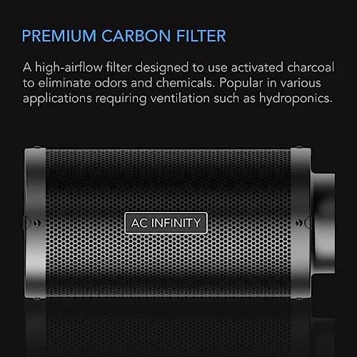 AC Infinity Air Carbon Filter 8" (20" L x 10.94" W) with Australian RC412 Charcoal | 770 CFM Airflow thumbnail 2