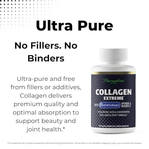 Paradise Herbs Collagen Extreme with BioCell and Nature's C Capsules | Supports Skin, Joints & Hair (120 capsules) thumbnail 2