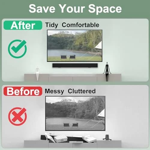 Dinghosen Wall Mount Bracket for Bose Soundbar 300, 500, 600, 700, 900, WB-300, SoundTouch 300, Black | Stainless Steel thumbnail 3