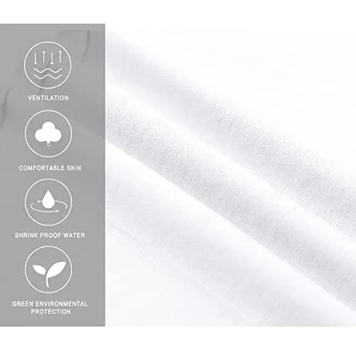 Janmid Men Casual Linen Pants White S | Breathable Summer Trousers for Men thumbnail 6