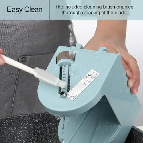 Ourokhome Vegetable Spiralizer Zucchini Noodles Maker – 4 Built-in Spiral Slicer Blades for Veggie Spaghetti Paste | Portable, BPA-Free Kitchen Tool thumbnail 6