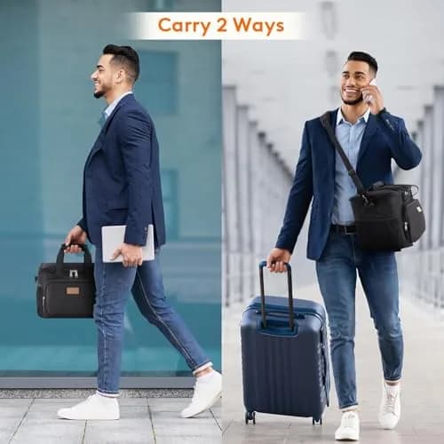 Lifewit Insulated Lunch Box for Men, 15L | Large Cooler Bag with Zipper & Shoulder Strap thumbnail 6