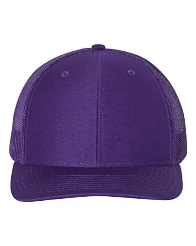 Richardson Purple Baseball Cap - Unisex Trucker Style - main product image