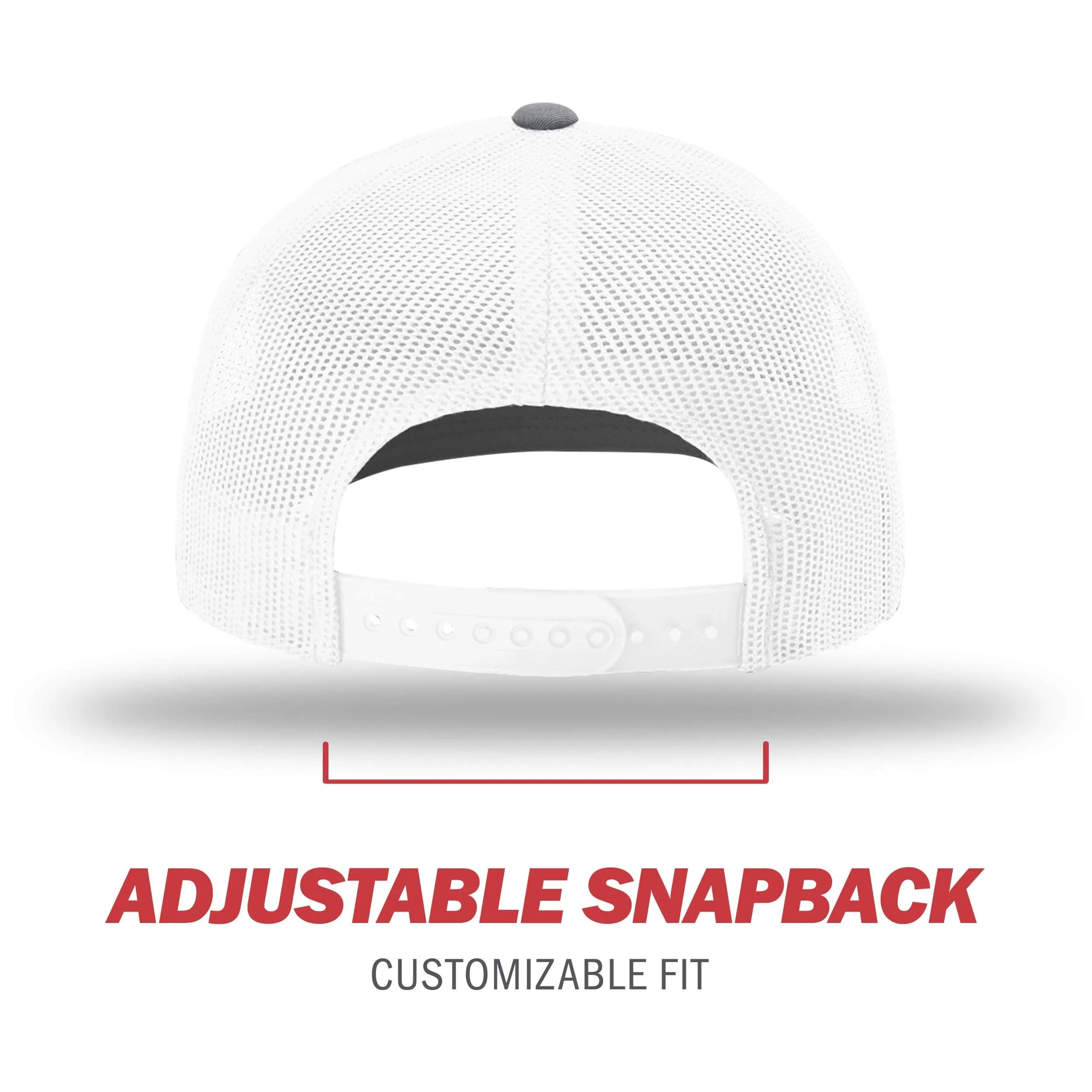 Richardson 112 Trucker Baseball Cap - Royal/White/Heather Grey, One Size - view 4