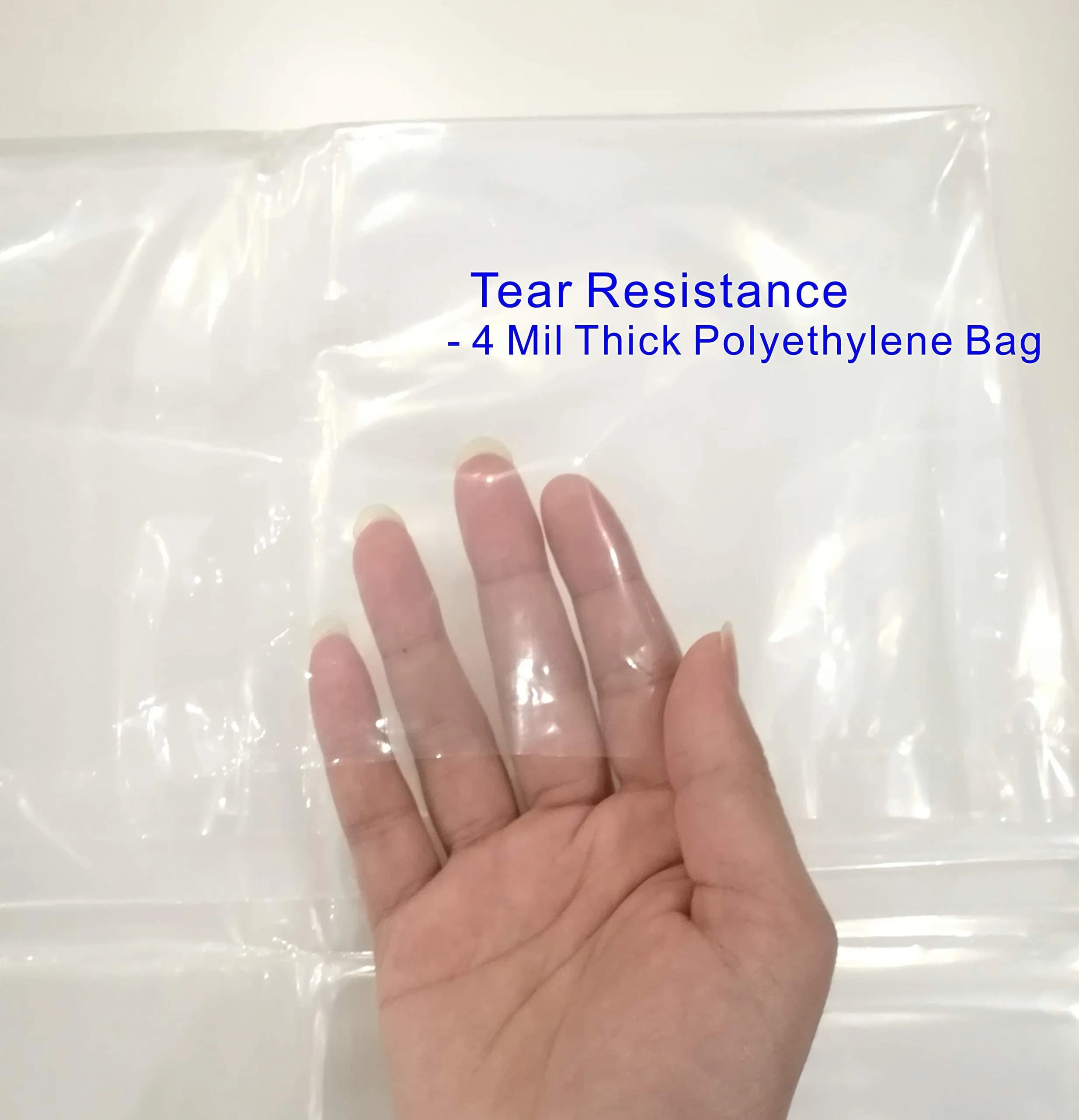 ComfortHome Mattress Bag for Moving and Storage, Twin/Full Size, 2-Pack (Clear) — Twin/Full / 4 Mil thumbnail 4