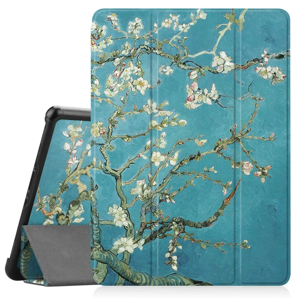 FINTIE Slim Case for Samsung Galaxy Tab S4 10.5 2018 | Flip Stand, S Pen Holder, Lightweight — blossom