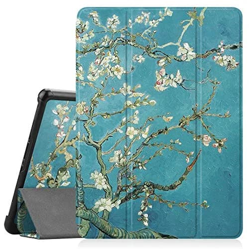FINTIE Slim Case for Samsung Galaxy Tab S4 10.5 2018, Blossom | Protective Flip Cover with Stand & S Pen Holder thumbnail 1