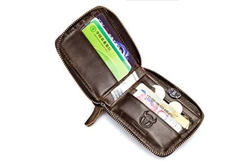 NOVATECH BULLCAPTAIN Genuine Leather RFID Blocking Wallet for Men | 11.5cm x 9.5cm x 2.5cm (Large) thumbnail 4