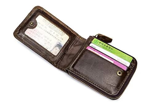 NOVATECH BULLCAPTAIN Genuine Leather RFID Blocking Wallet for Men | 11.5cm x 9.5cm x 2.5cm (Large) thumbnail 5
